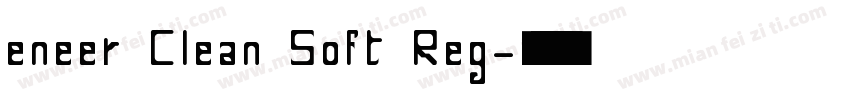 eneer Clean Soft Reg字体转换